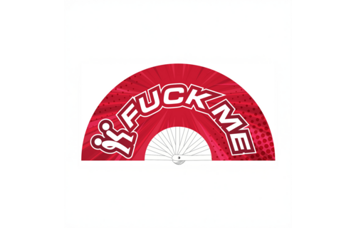 Fuck Me - Ventilator - 64 cm - Rot