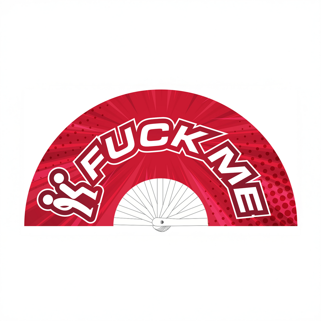 Fuck Me Fan 64 cm Red - Stylish Cooling & Comfort