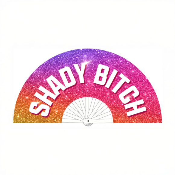 Shady Bitch - Fan - 64 cm - Multicolor