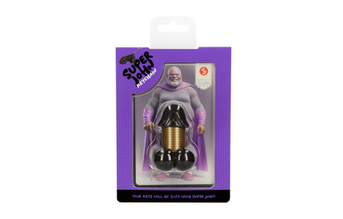 Super John - Keychain - Black