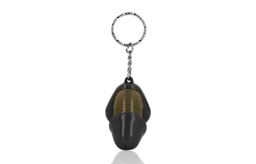 Super John Sleutelhanger Zwart – Stijlvol & Uniek Cadeau