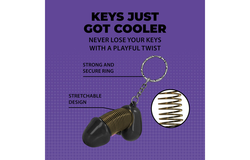 Super John Keyring Black – Stylish & Unique Gift