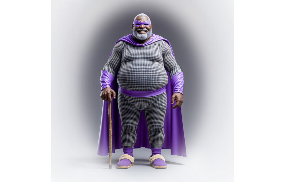 Super John - Sleutelhanger - Zwart