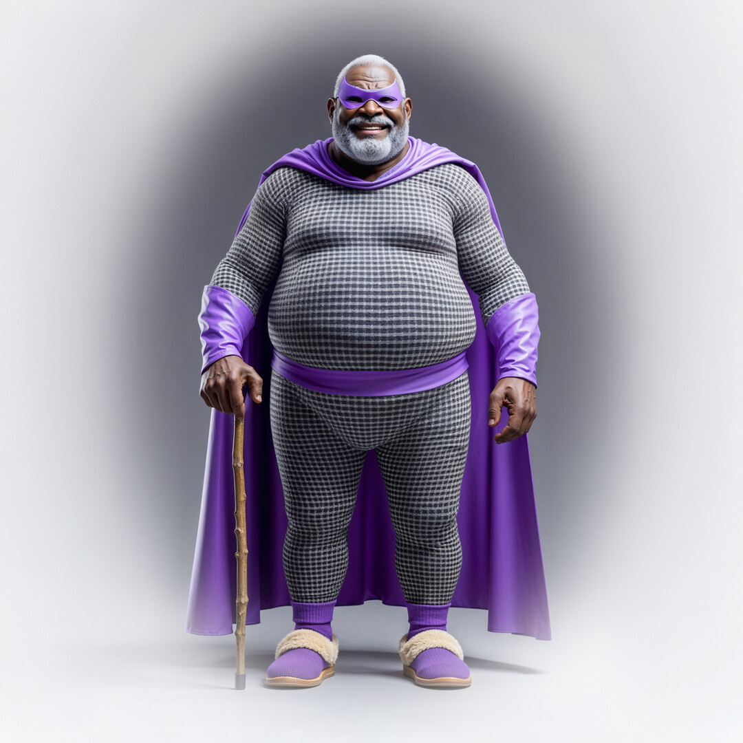 Super John - Schlüsselanhänger - Schwarz