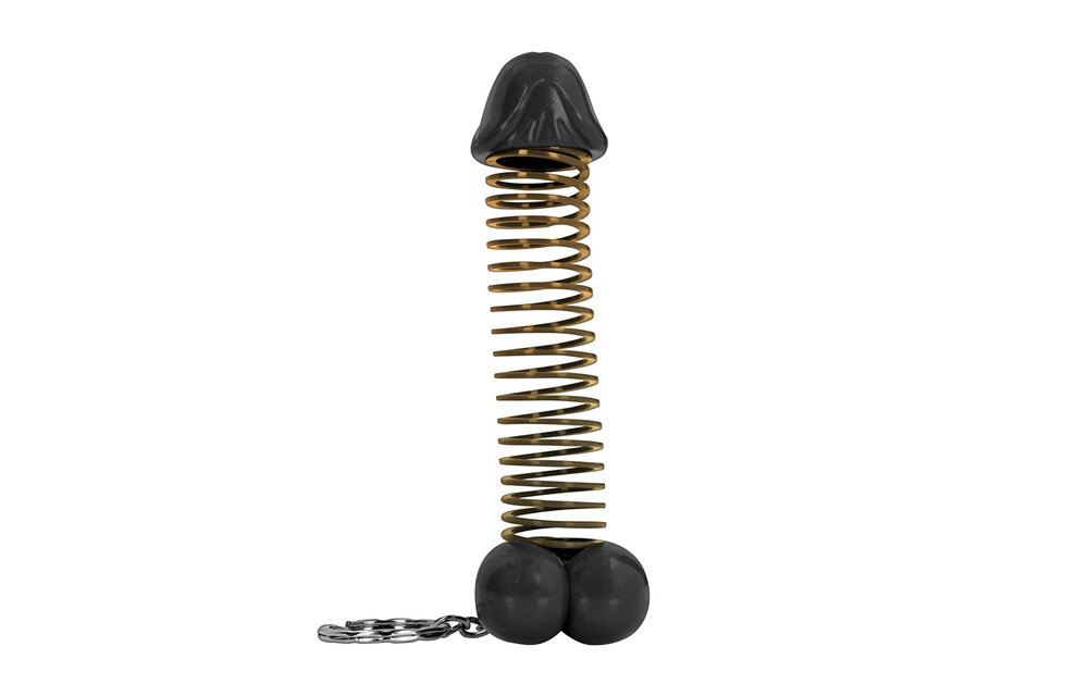 Super John Keyring Black – Stylish & Unique Gift