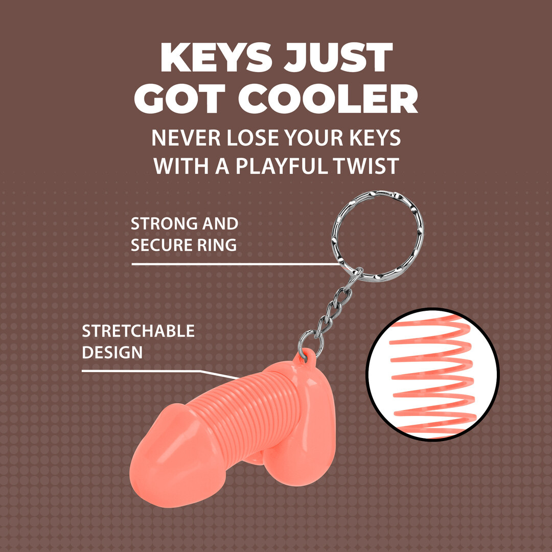 Super Chuck Keyring – Dancing & Fleshy Design