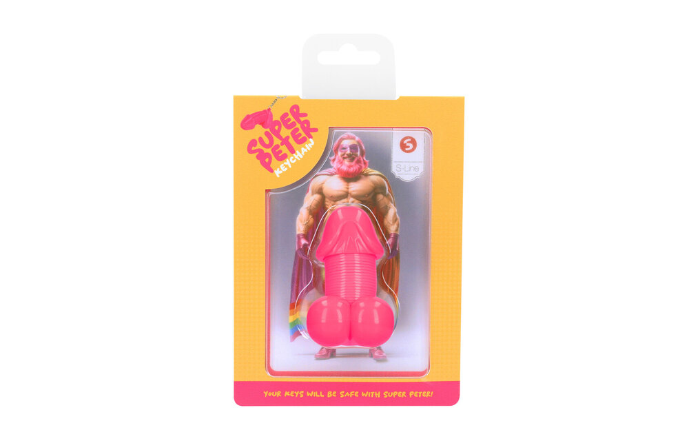 Super Peter Sleutelhanger Roze - Vrolijk & Uniek Accessoire
