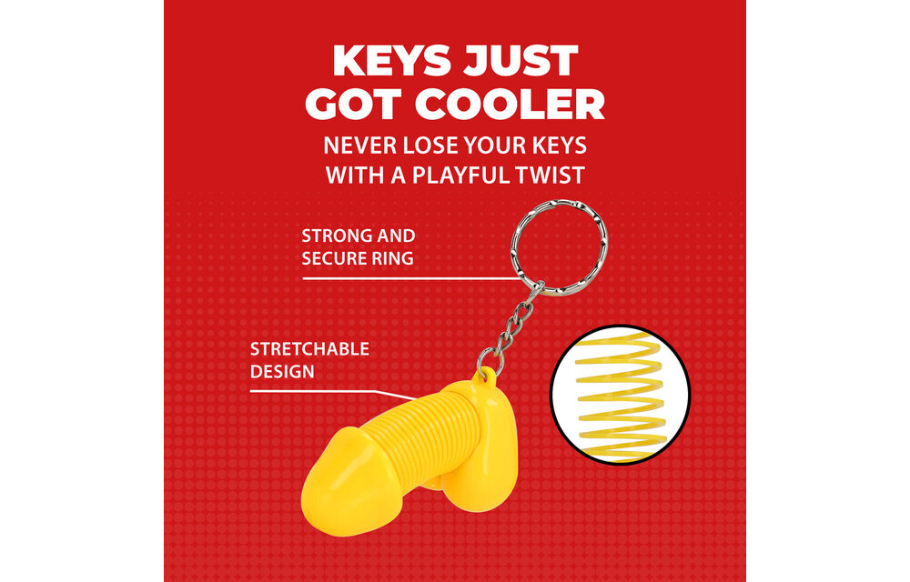 Super Dicky - Keychain - Yellow