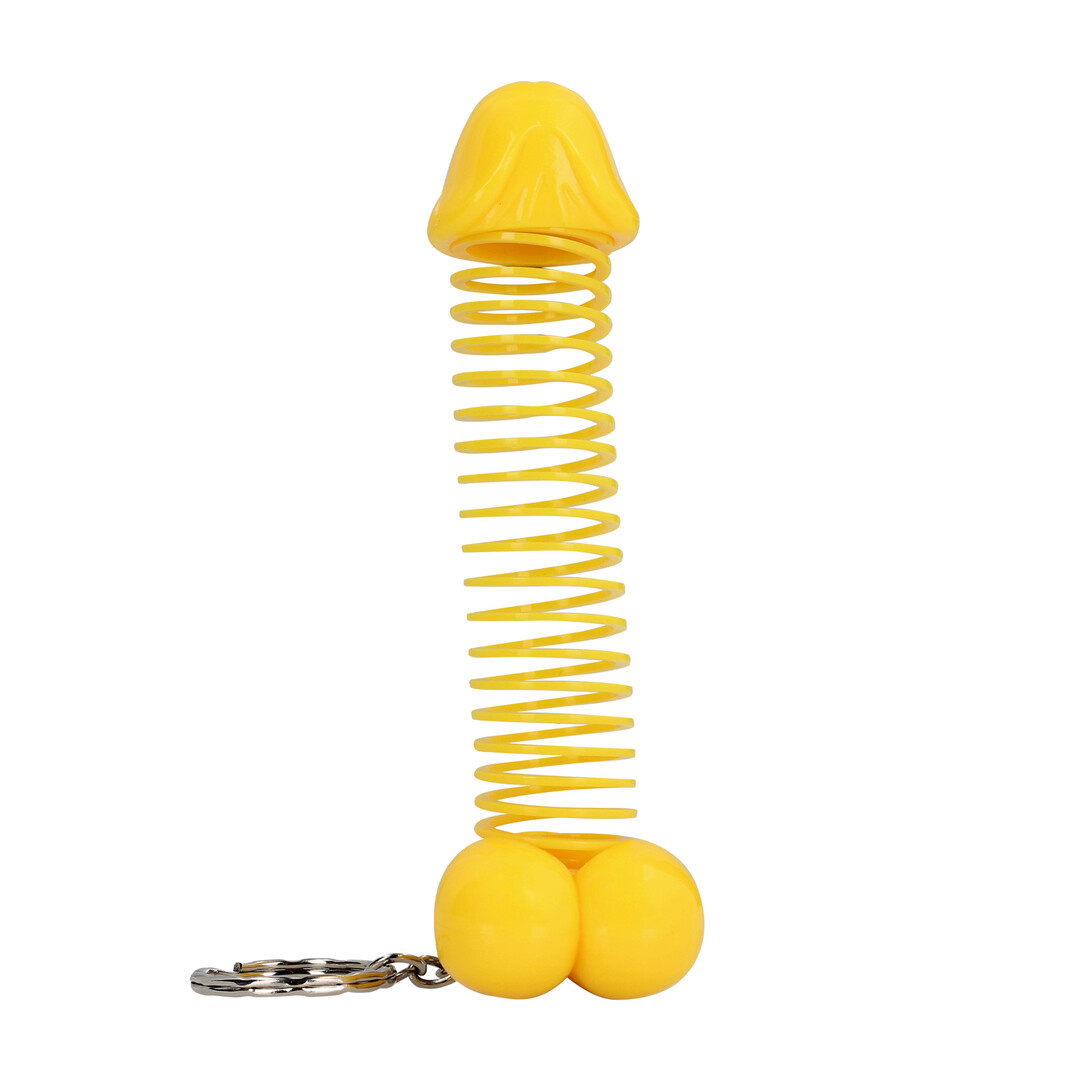 Super Dicky Yellow Keyring | Unique & Playful Accessory