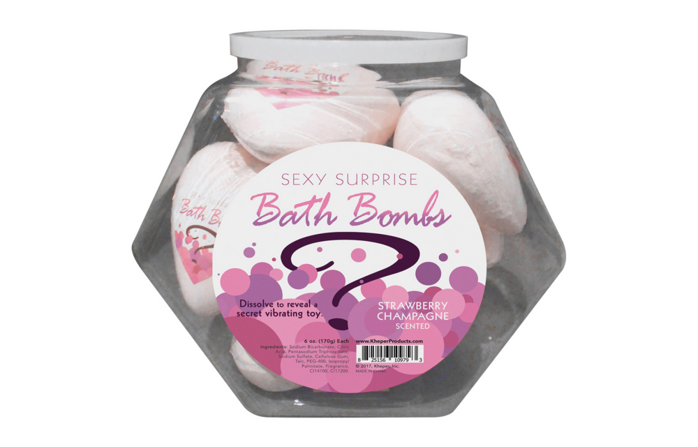 Sexy Surprise FB – 9 Luxury Bath Bombs in Transparent Fish Bowls