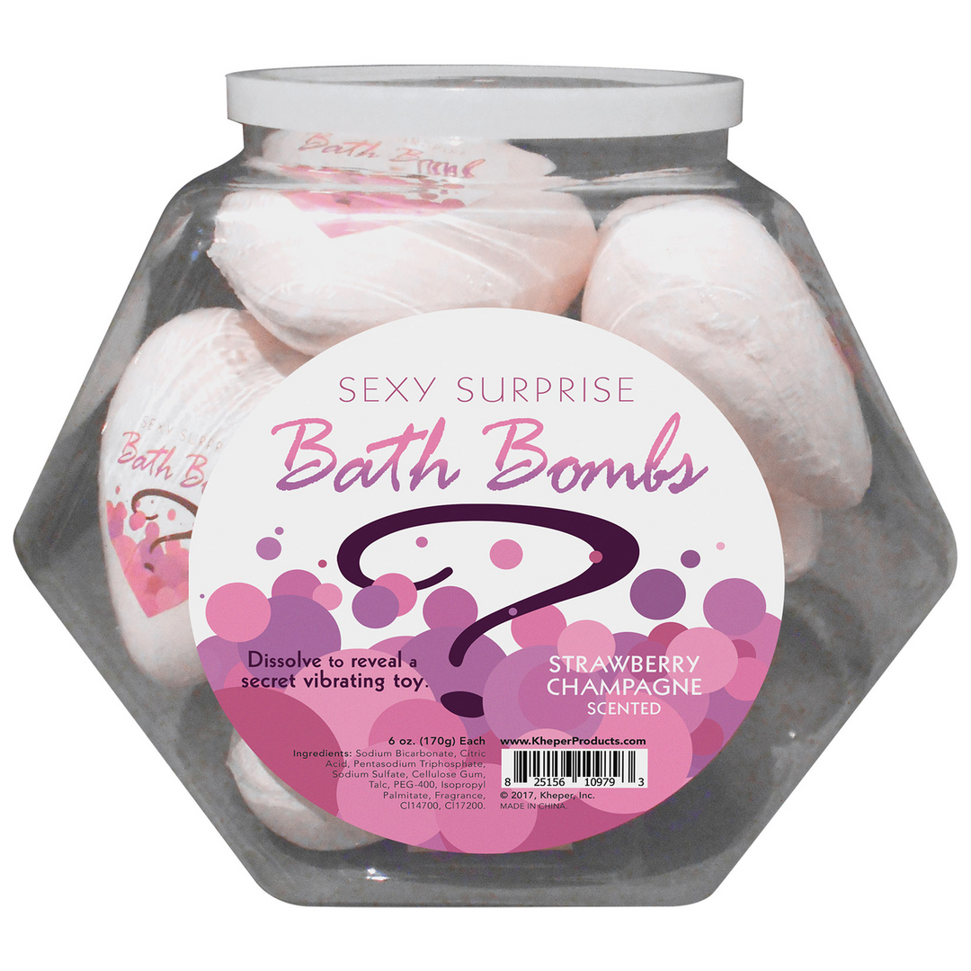 Sexy Surprise FB – 9 Luxury Bath Bombs in Transparent Fish Bowls