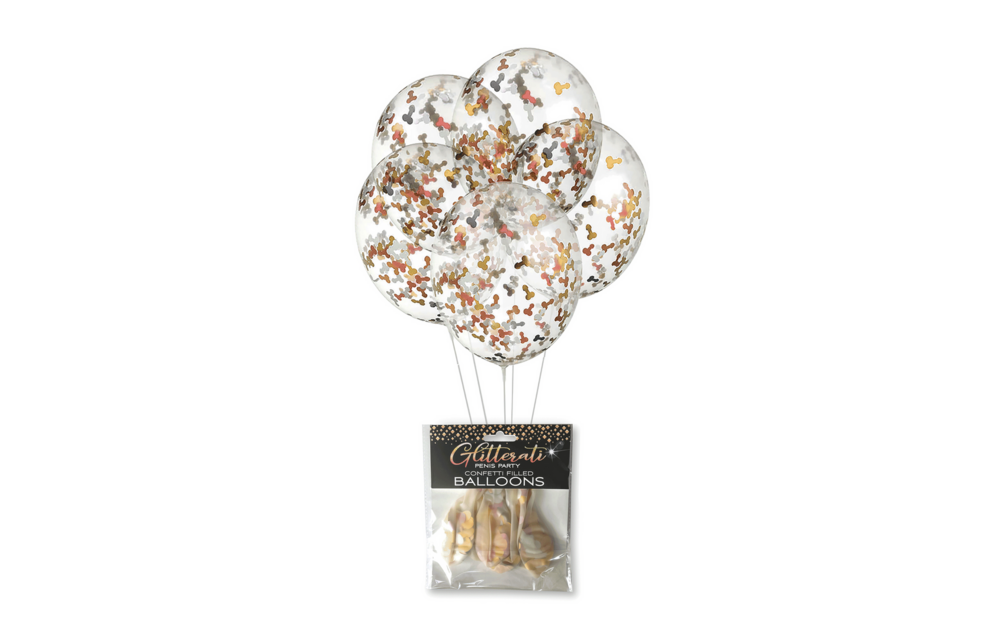 Glitterati - Penis Confetti Ballonnen
