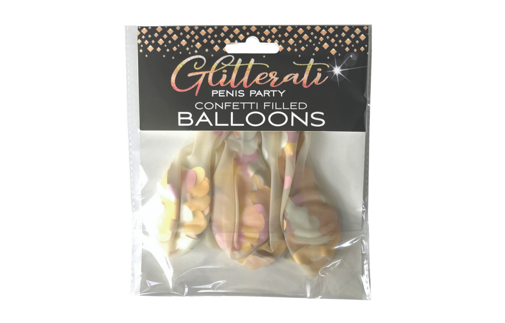 Glitterati - Penis Konfetti Ballons