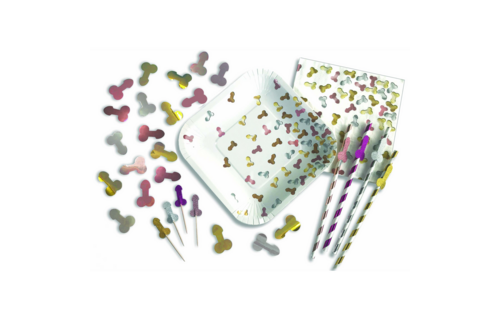 Glitterati - Penis Party Plates