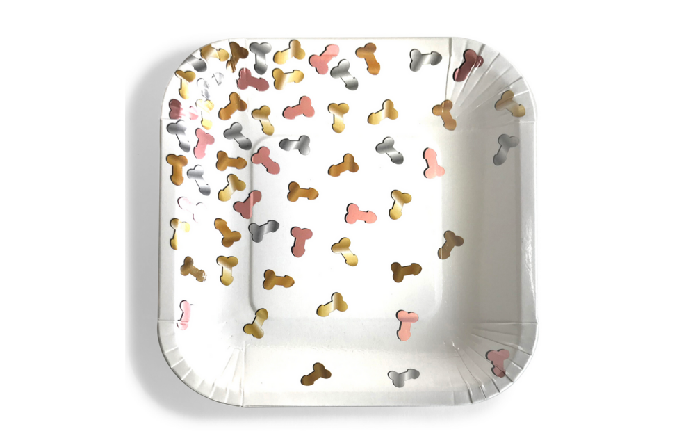 Glitterati - Penis Party Plates