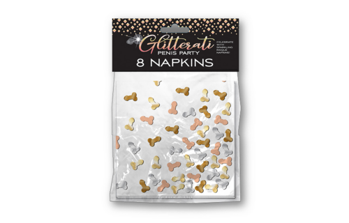 Glitterati Penis Servetten | Stijlvol & Feestelijk Suidgin
