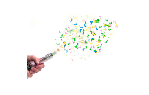 Glitterati - Champagne Confetti - Display van 12