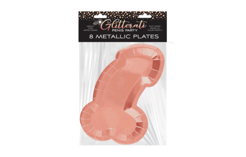Glitterati - Penis - 8 Platten - Roségold
