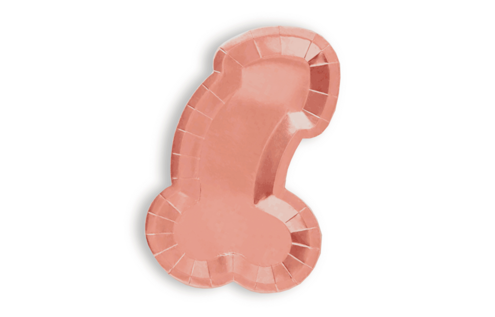 Glitterati - Penis - 8 Platten - Roségold