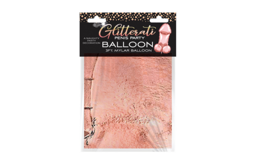 Glitterati - 3ft Rose Gold Mylar Balloon