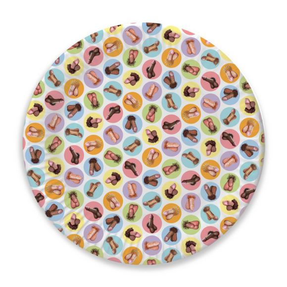 Dirty Penis Plates - Stylish Party Plates for Bachelorette Parties