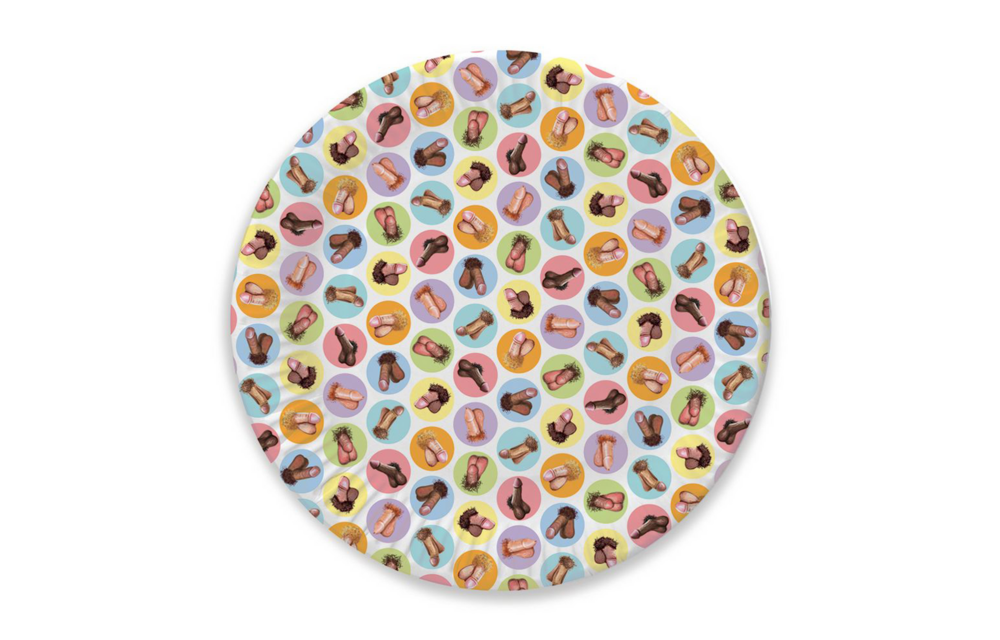 Dirty Penis Plates - Stylish Party Plates for Bachelorette Parties