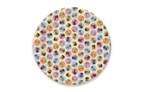 Dirty Penis Plates - Stylish Party Plates for Bachelorette Parties