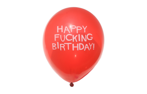 X-Rated Verjaardag - Ballonnen