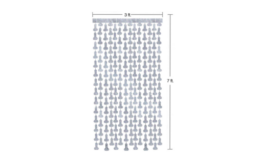 Glitterati - Disco Penis Foil Curtains - 2/6ft