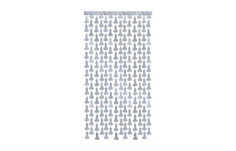 Glitterati - Disco Penis Foil Curtains - 2/6ft