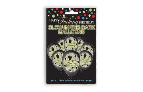 Happy F'ing Birthday - Glow Balloons