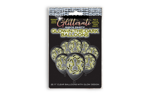 Glitterati - Penis Glow Ballonnen