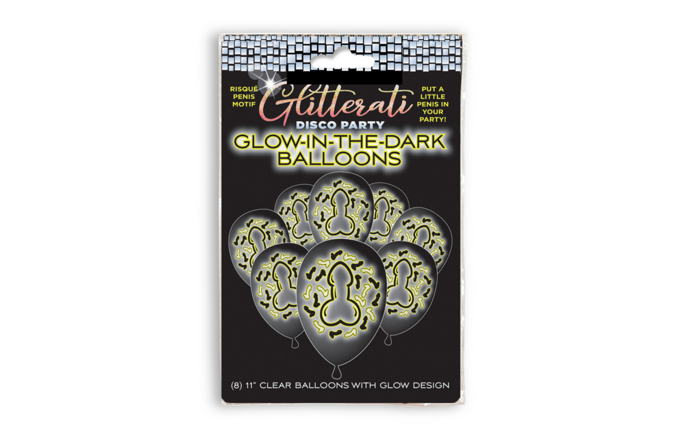 Glitterati - Penis Glow Ballonnen