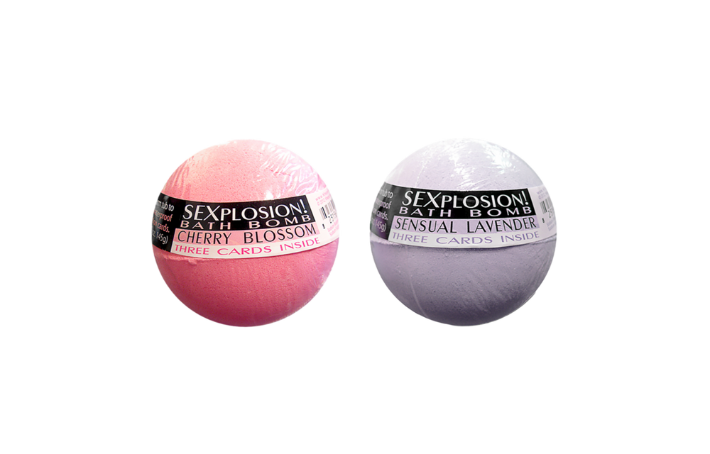 Sexplosion! Bath Bombs (6 bombs in 3 scents, no display)
