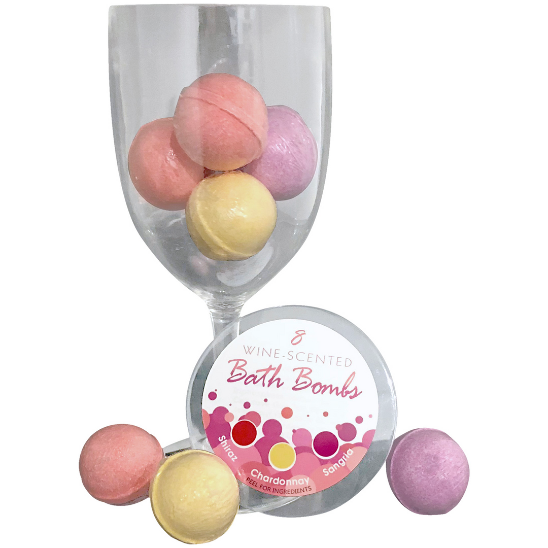 Wine Scented Bath Bombs (8 pc)