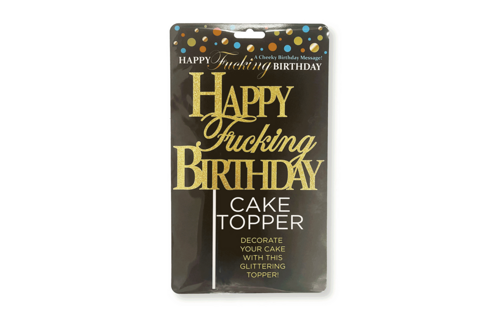 Glücklichen F'ing Geburtstag - Kuchen Topper