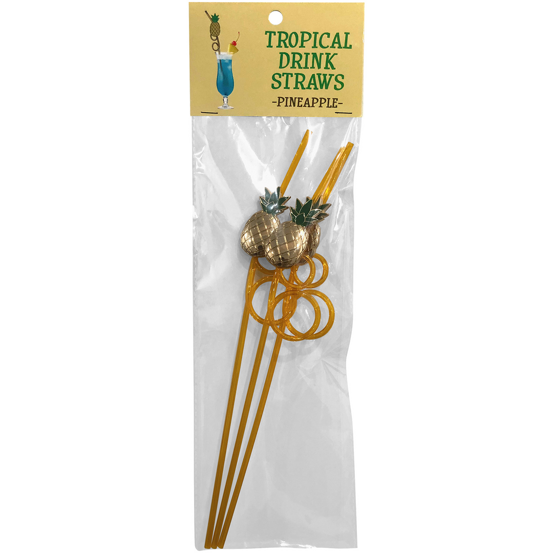 Tropical Pineapple Drinking Straw | Stylish & Reusable