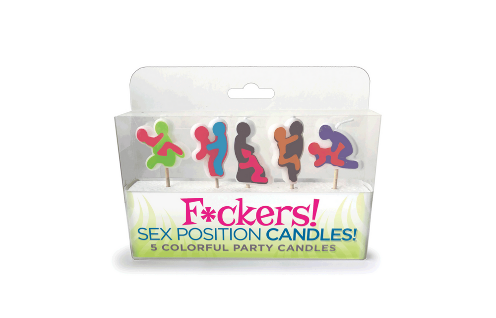 F*Ckers! Sex Position Candles | Naughty & Playful Party Decor