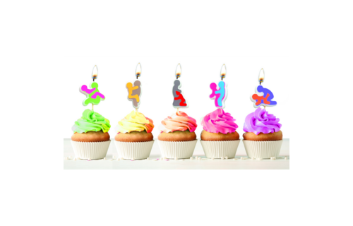 F*Ckers! Sexstellungskerzen | Freche & verspielte Partydekoration