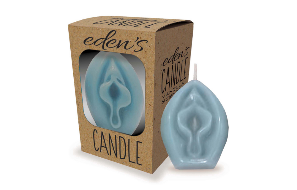 Eden's Candle - Vanilleduftende Vagina - Blau