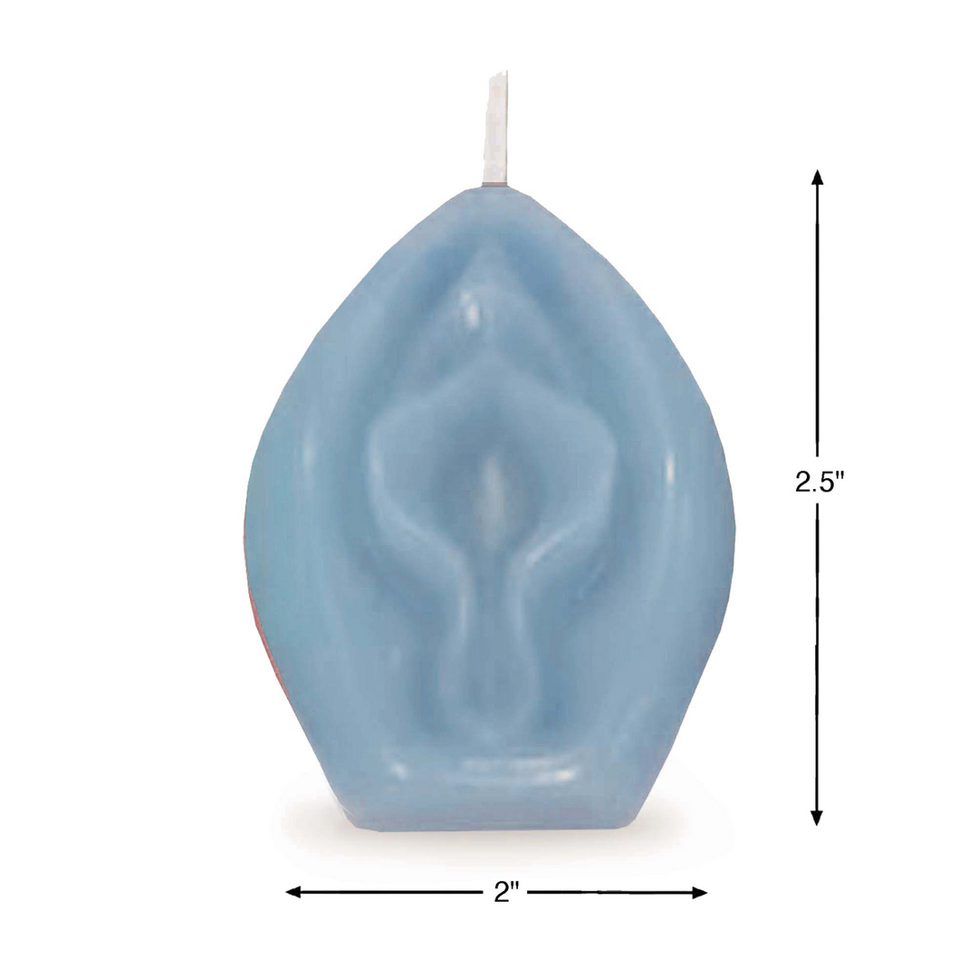 Eden’s Vanille Vagina Kaars Blauw – 12u Unieke Ontspanning