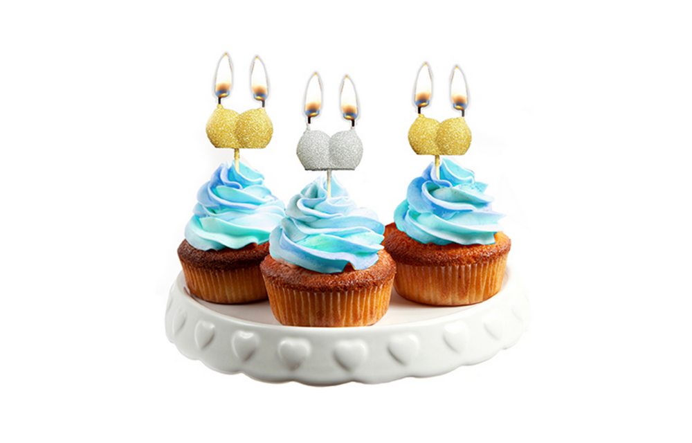 Glitterati - Boobie Candle Set