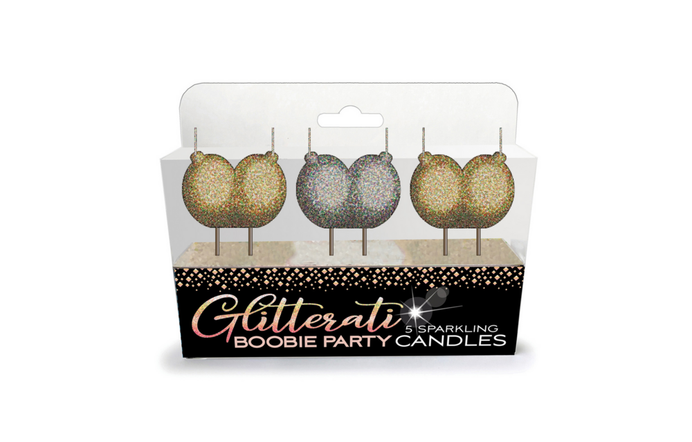 Glitterati - Boobie Kaars Set