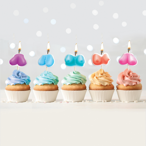 Dirty Boob Kaarsen – Fluweelzachte Borstkaarsen Setje