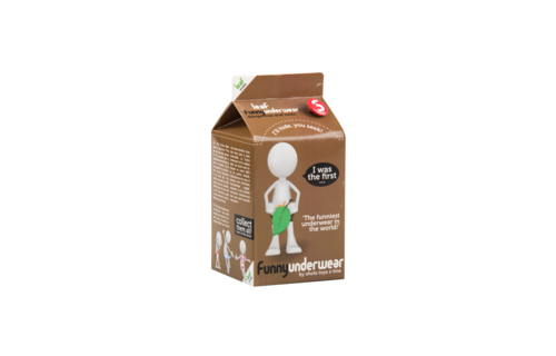 Lustige Unterwäsche Blatt – Komfort & Humor in schwarzen Shorts