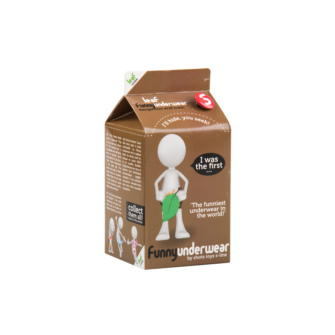 Lustige Unterwäsche Blatt – Komfort & Humor in schwarzen Shorts