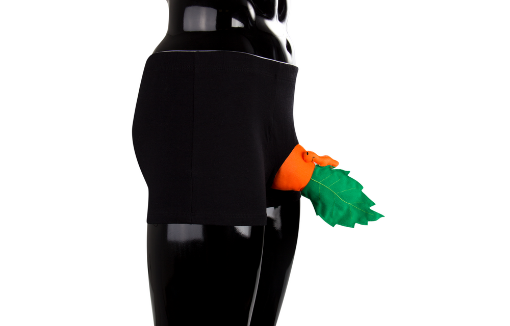 Funny Underwear Magazine – Comfort & Humour in Black Shorts