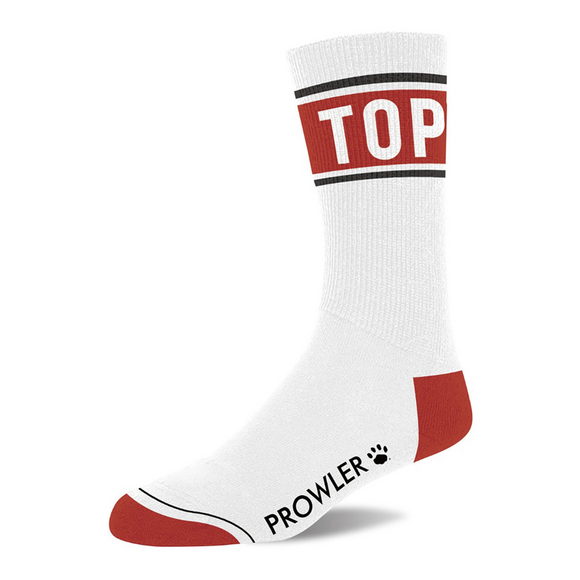 Top Socks White/Red Prowler | Stylish & Comfortable Cotton