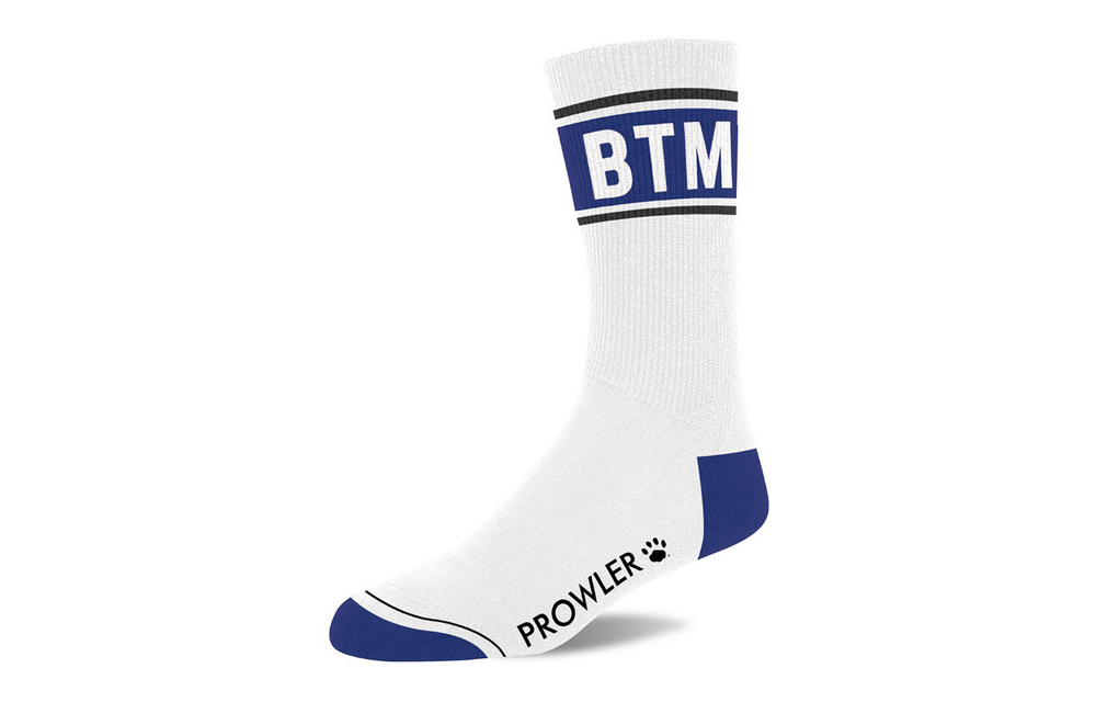 Btm Socks White/Blue - Comfort & Style | Prowler Cotton