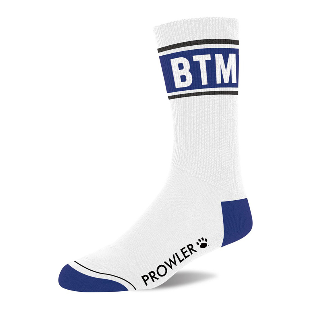 Btm Socks White/Blue - Comfort & Style | Prowler Cotton